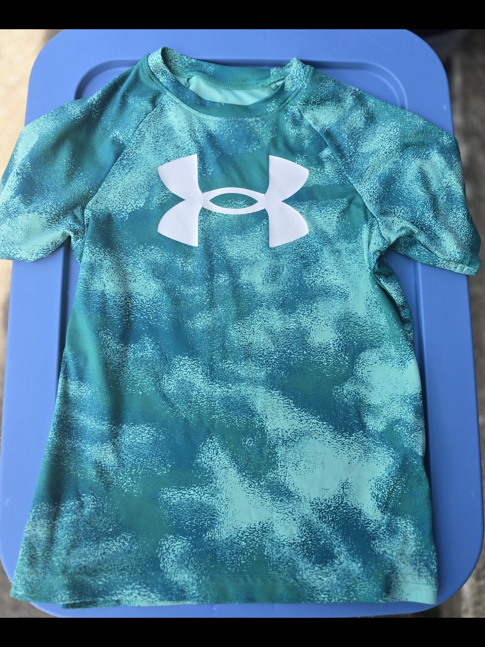 Under Armour Kids' Teal & Aqua Short-Sleeve